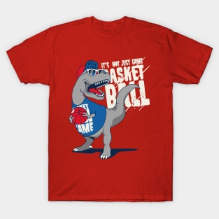 Dinosaur Playing Basketball T-Shirt